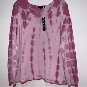 Pink Tie Dye Sweater